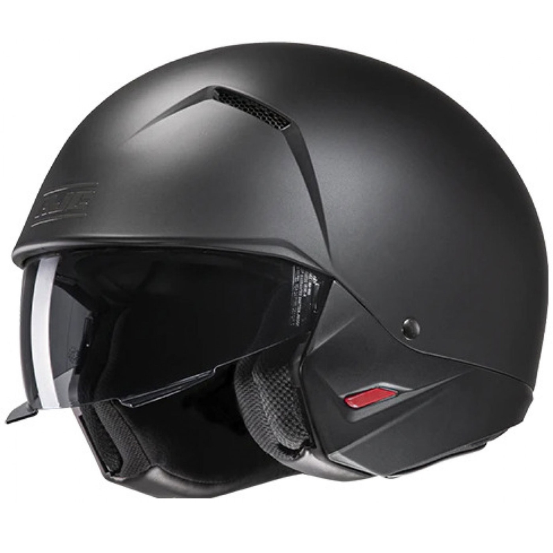 Odprta čelada z masko HJC i20N Solid Semi Flat črne barve