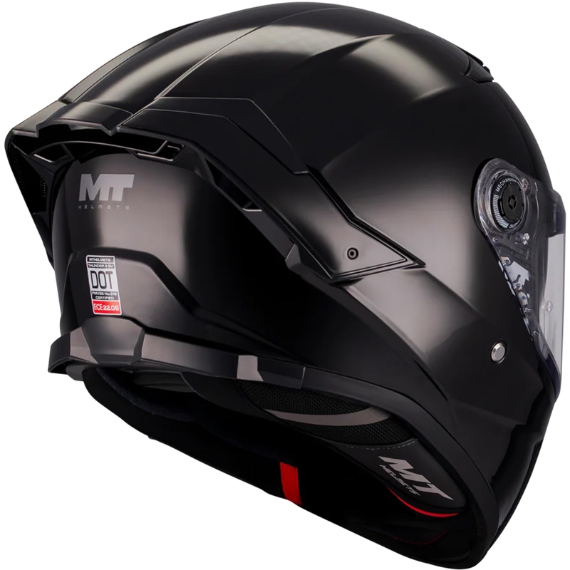 Motoristična čelada MT Thunder 4 SV Pure A1 črne barve