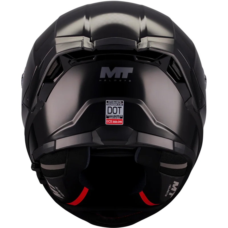 Motoristična čelada MT Thunder 4 SV Pure A1 črne barve