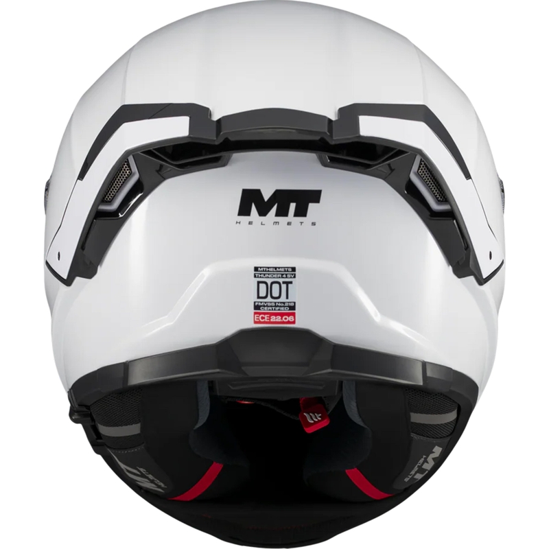 Motoristična čelada MT Thunder 4 SV Pure A0 bela