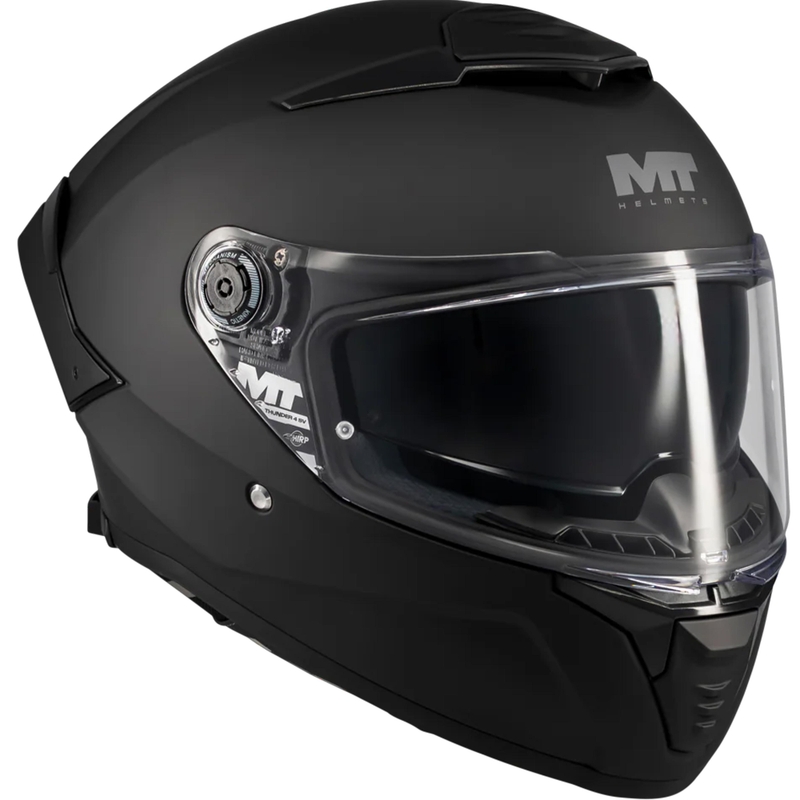Motoristična čelada MT Thunder 4 SV Pure A1 z integriranim obrazom, mat črna