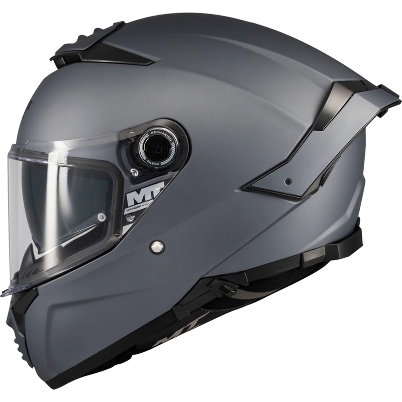 Celoobrazna motoristična čelada MT Thunder 4 SV Pure A2 mat siva