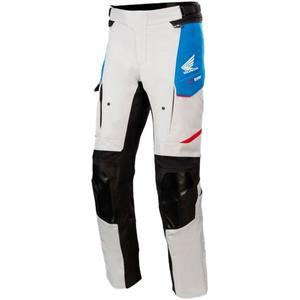 Alpinestars Andes Drystar Honda Light Grey-Black-Blue-Red Motoristične hlače
