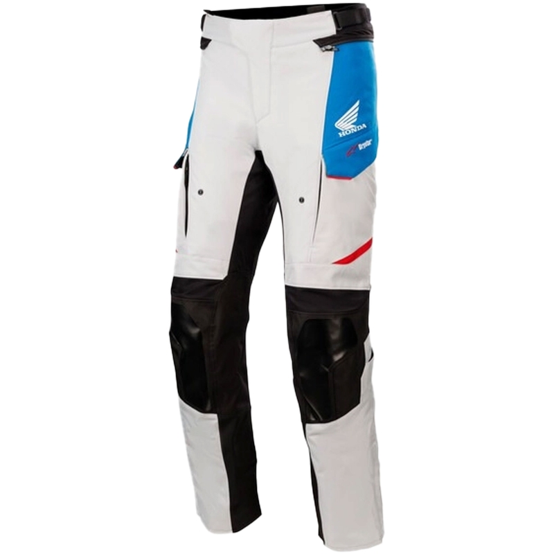 Alpinestars Andes Drystar Honda Light Grey-Black-Blue-Red Motoristične hlače