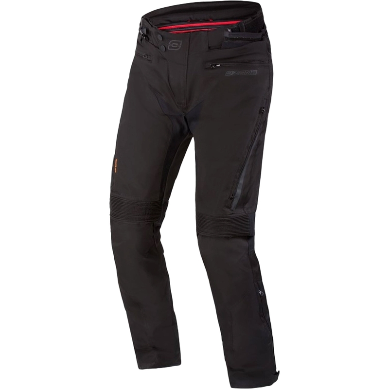 Ozone Vulcan Black podaljšane motoristične hlače
