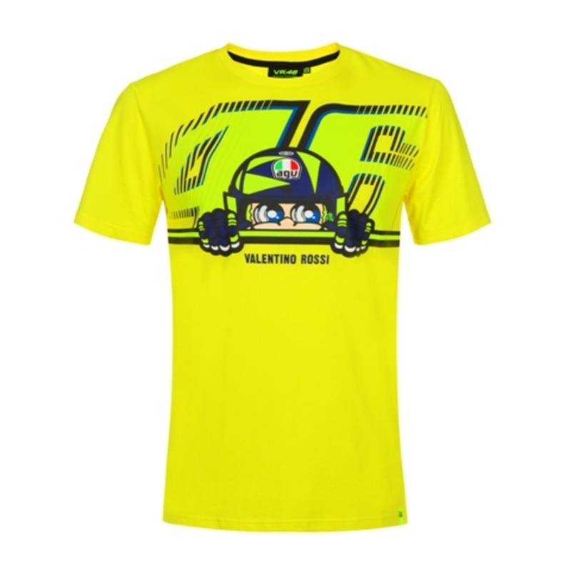 Majica VR46 Valentino Rossi CUPOLINO rumena