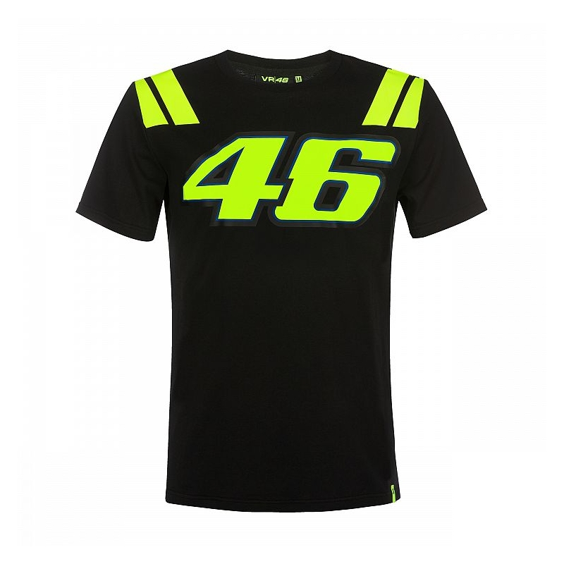 Majica VR46 Valentino Rossi 46 THE DOCTOR črna
