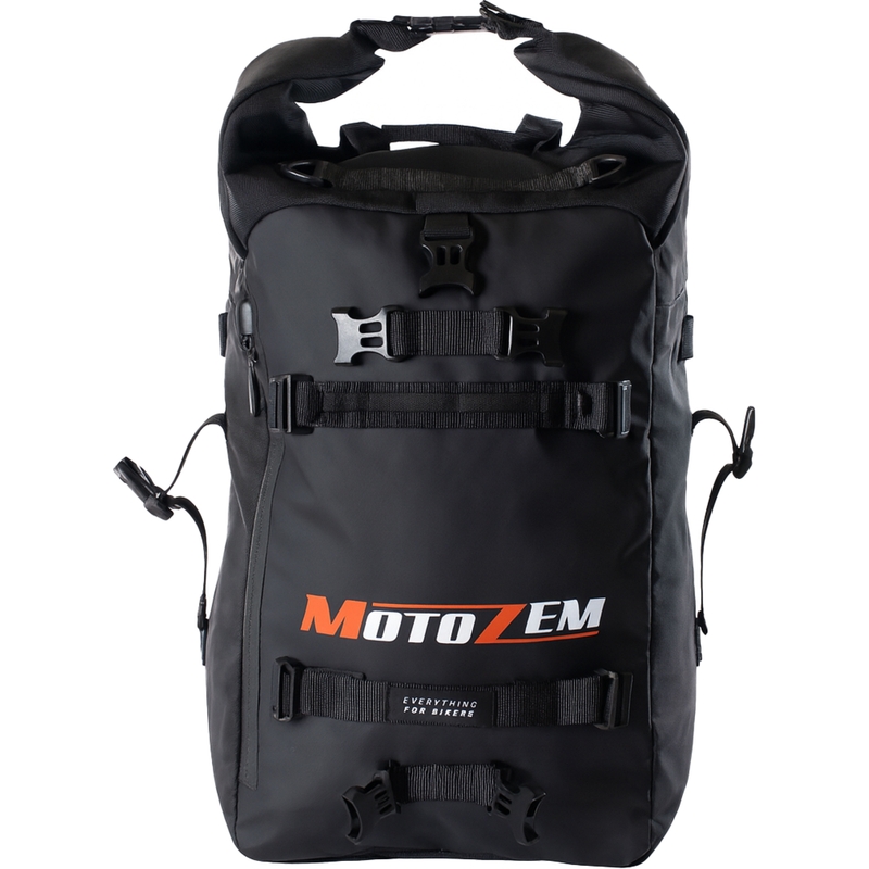 Vodoodporna torba za motor MotoZem DryBag črna 27,5 l