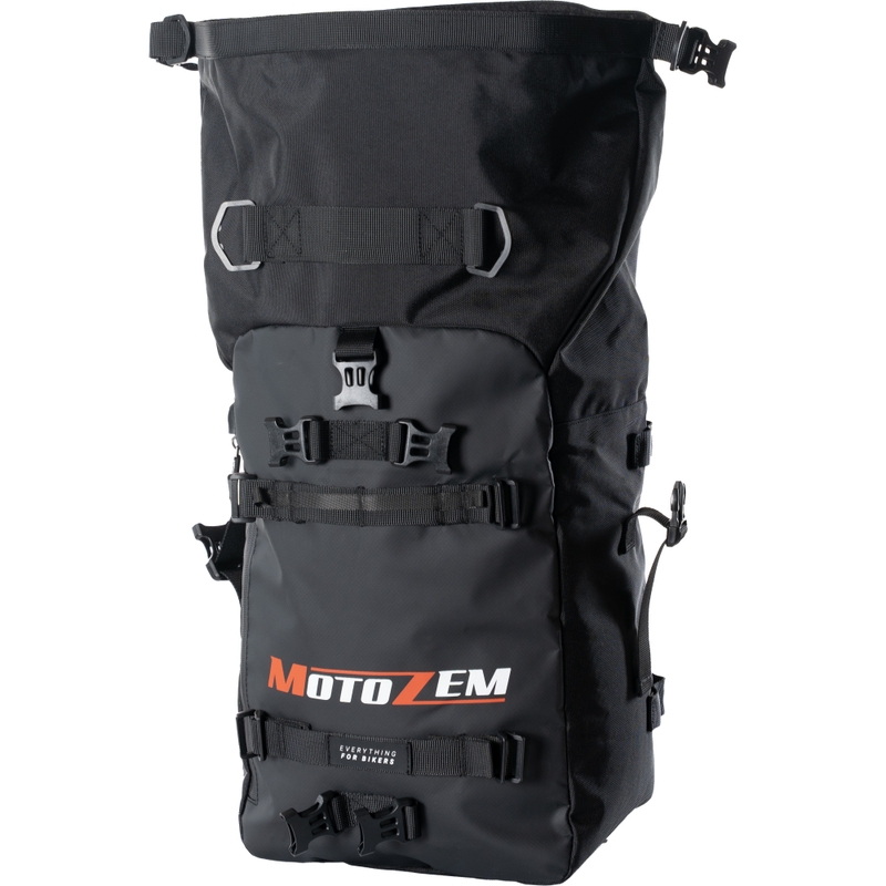 Vodoodporna torba za motor MotoZem DryBag črna 27,5 l