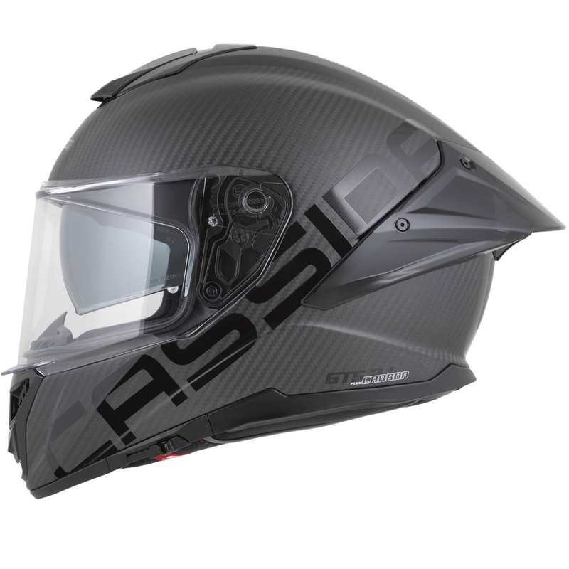 Cassida Integral GTS 2.1 Plus Carbon motoristična čelada z integriranim obrazom, mat karbonsko-črna-bela