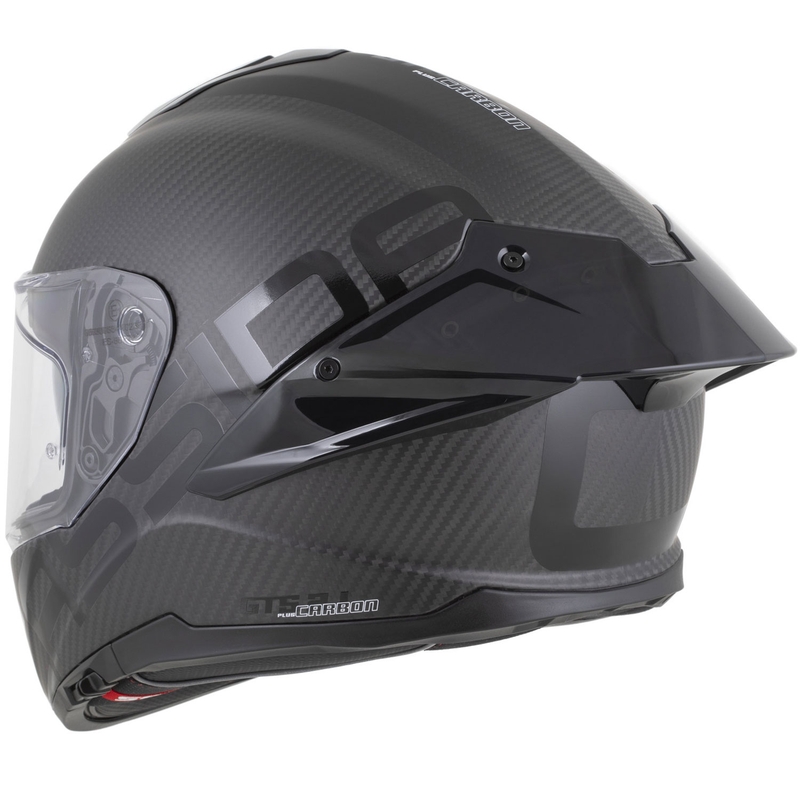 Cassida Integral GTS 2.1 Plus Carbon motoristična čelada z integriranim obrazom, mat karbonsko-črna-bela