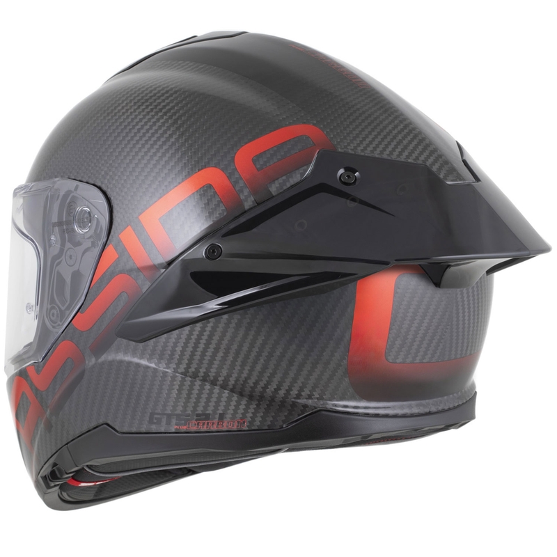 Cassida Integral GTS 2.1 Plus Carbon motoristična čelada z integriranim obrazom, mat karbonsko-rdeča