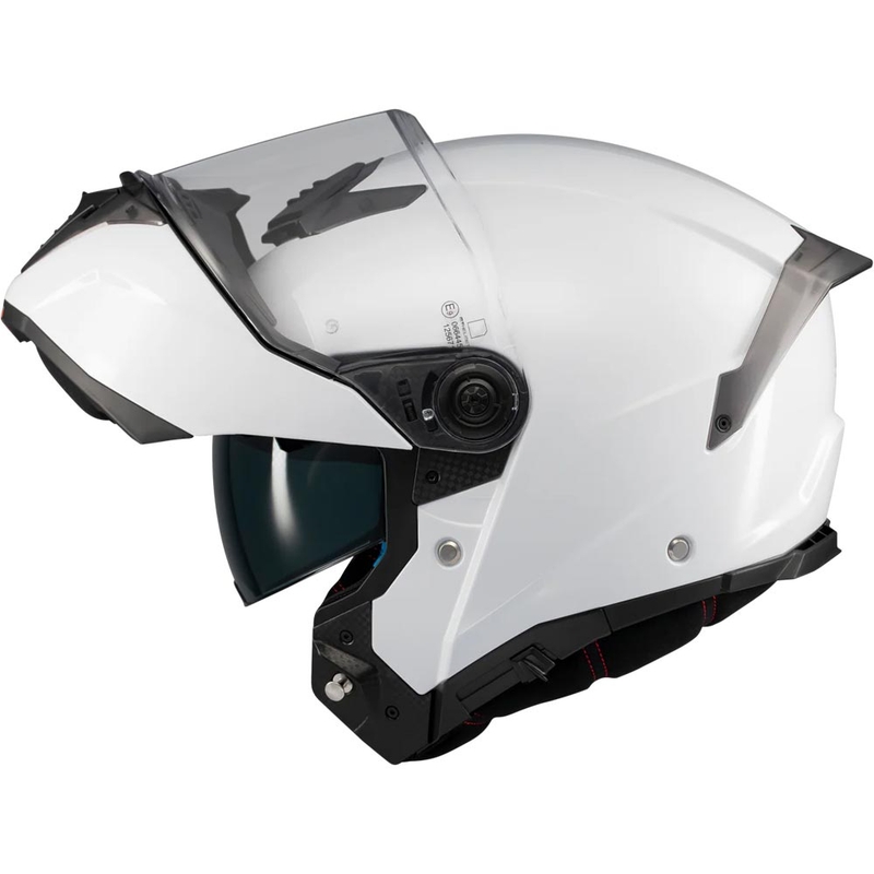 Motoristična čelada MT Atom 2 SV Pure A0 z zložljivo platformo, bela