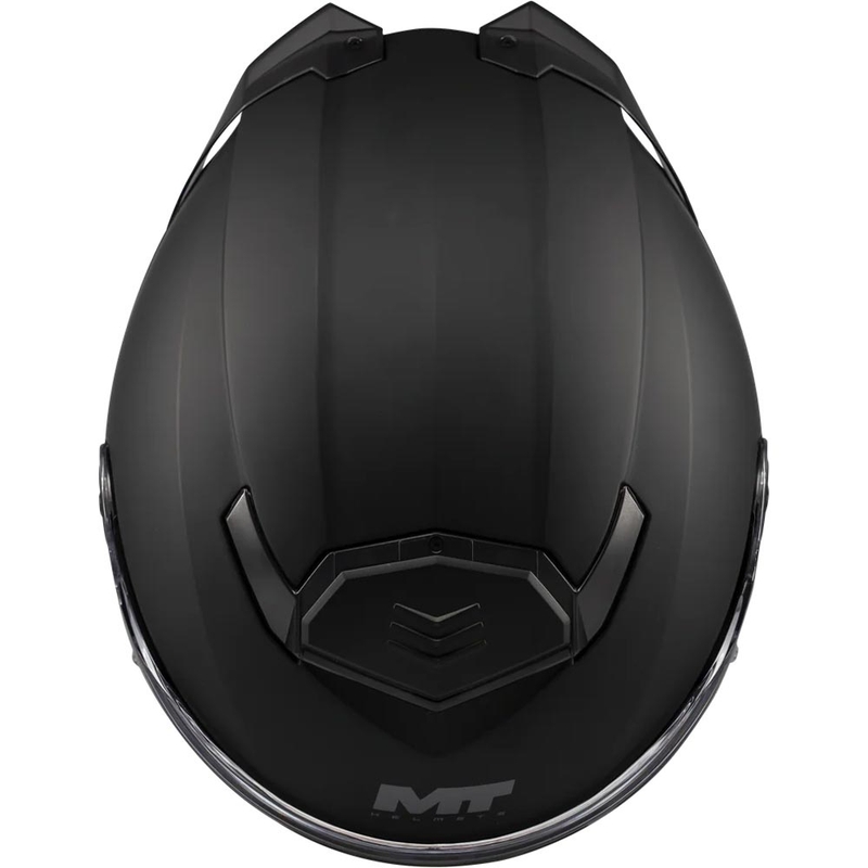 Motoristična čelada MT Atom 2 SV Pure A1 z zložljivo platformo, mat črna