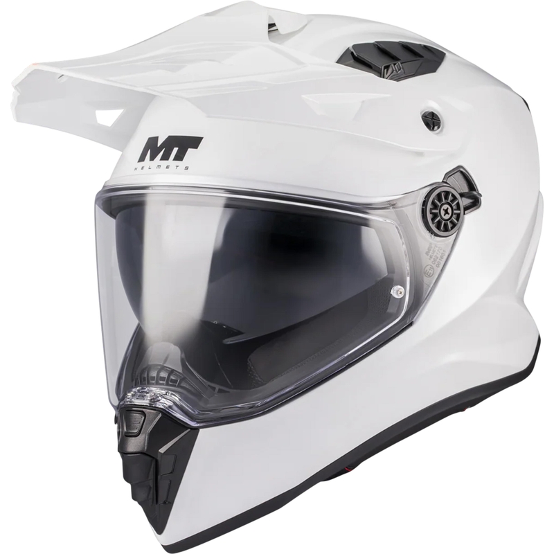 Čelada za enduro motor MT Track SV Pure A0 bela