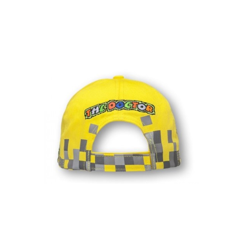 Otroška kapa VR46 Valentino Rossi rumeno-siva