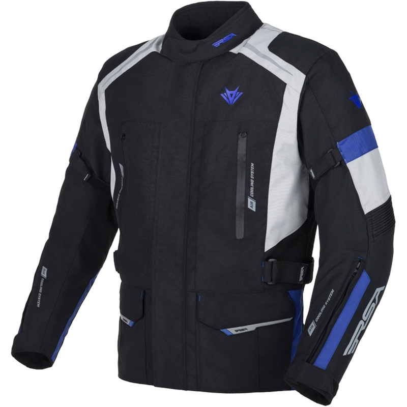 Motoristična jakna RSA EXO 2 black-grey-blue