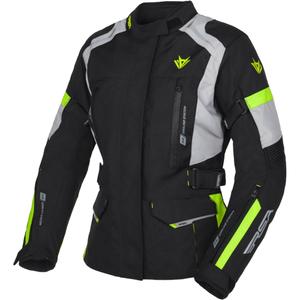 Ženska motoristična jakna RSA EXO 2 black-grey-fluo yellow
