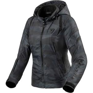 Ženska motoristična jakna Revit Flare 2 Black/Grey