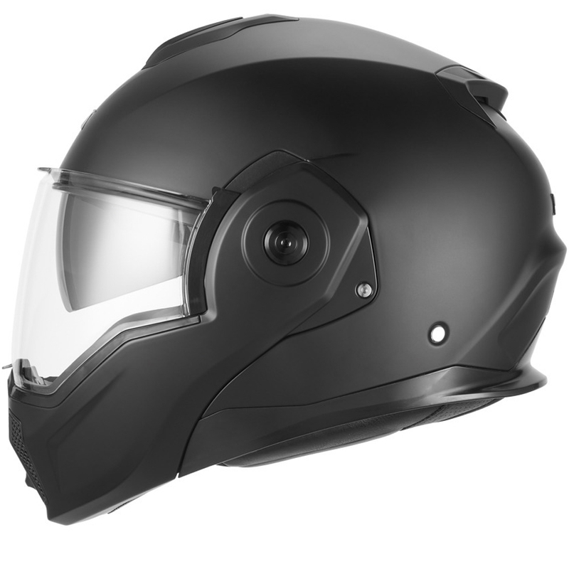 NOX PREMIUM Spinner preklopna motoristična čelada mat črne barve
