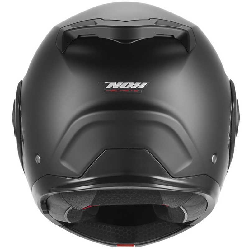 NOX PREMIUM Spinner preklopna motoristična čelada mat črne barve
