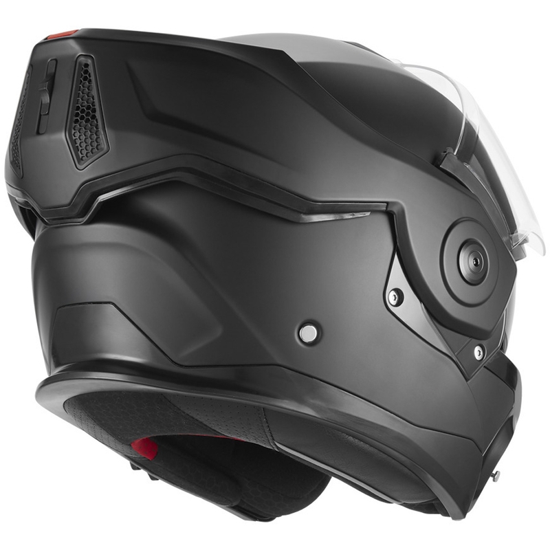 NOX PREMIUM Spinner preklopna motoristična čelada mat črne barve