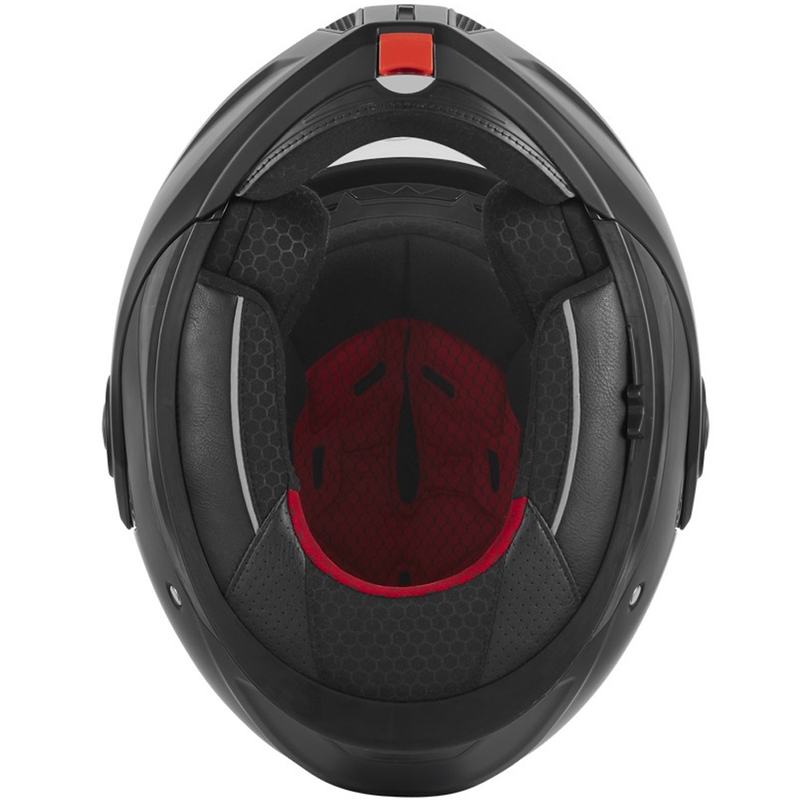 NOX PREMIUM Spinner preklopna motoristična čelada mat črne barve