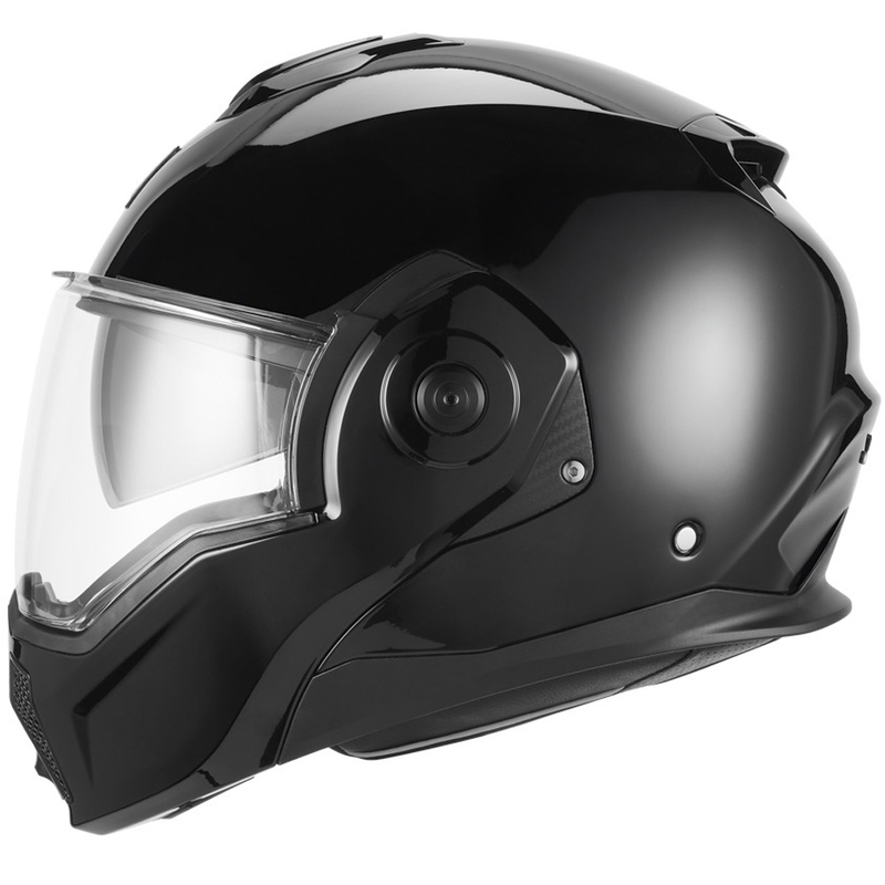 NOX PREMIUM Spinner preklopna motoristična čelada črne barve