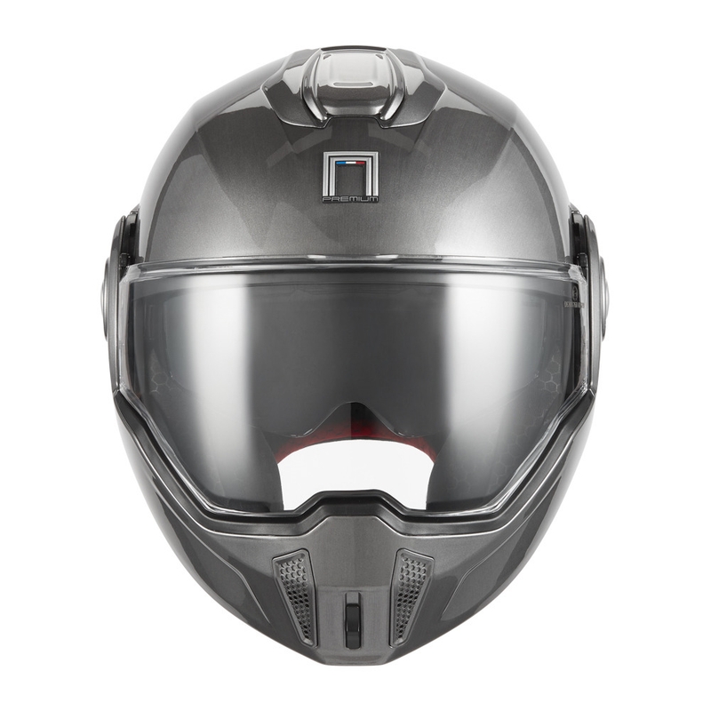 NOX PREMIUM Spinner preklopna motoristična čelada, mat titan