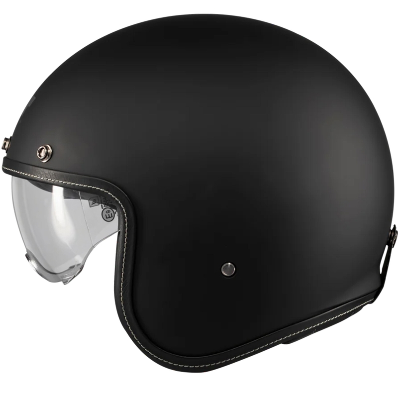 Odprta motoristična čelada MT Lemans 2 SV S Pure A1 mat črna