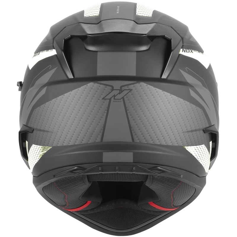 Motoristična čelada NOX N304-S REVO, mat črno-bela