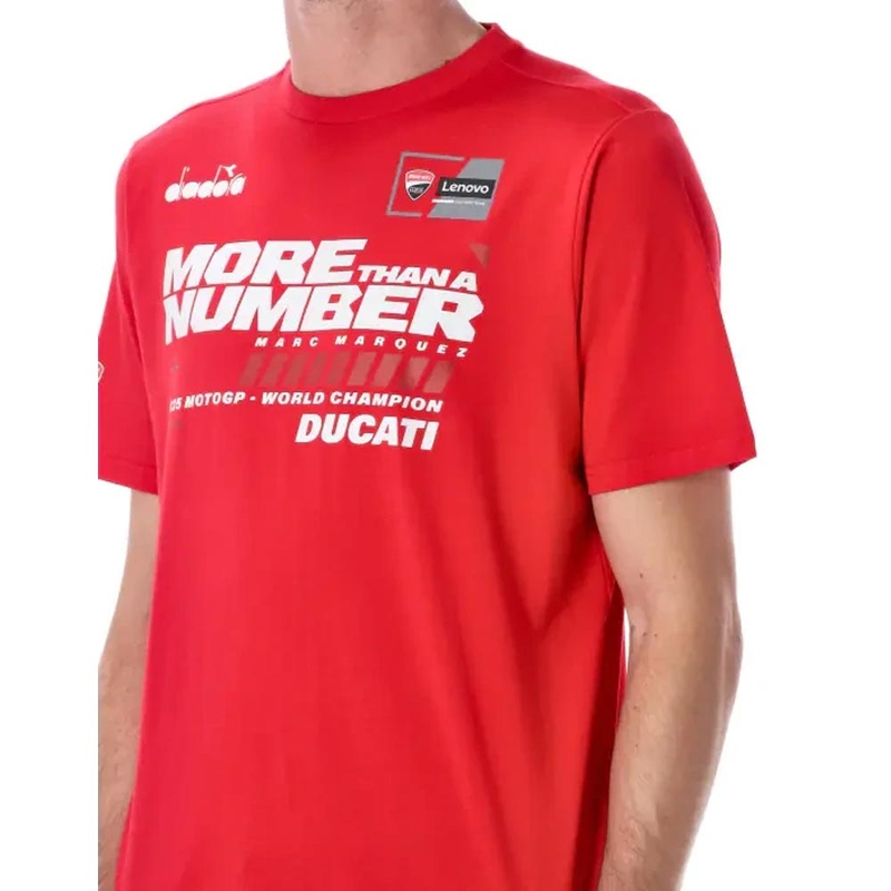 Majica Ducati Marc Marquez MM93 World Champ rdeča