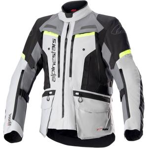 Moto jakna Alpinestars Bogota PRO Drystar sivo-črna-fluo rumena