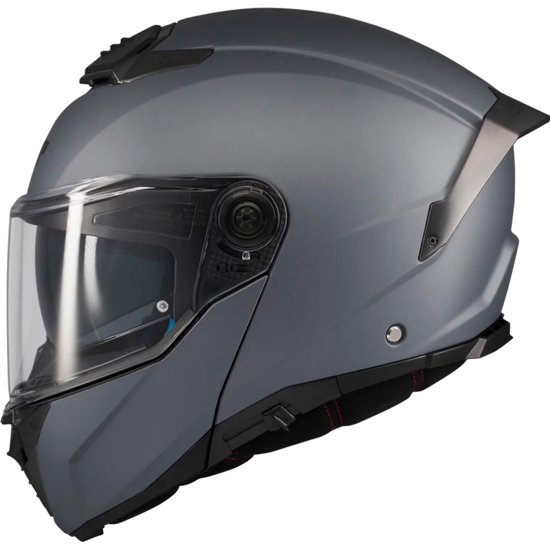 Motoristična čelada MT Atom 2 SV Pure A2 z zložljivo platformo, mat siva