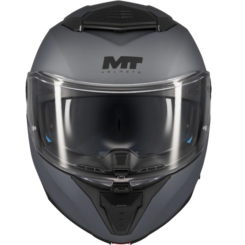 Motoristična čelada MT Atom 2 SV Pure A2 z zložljivo platformo, mat siva