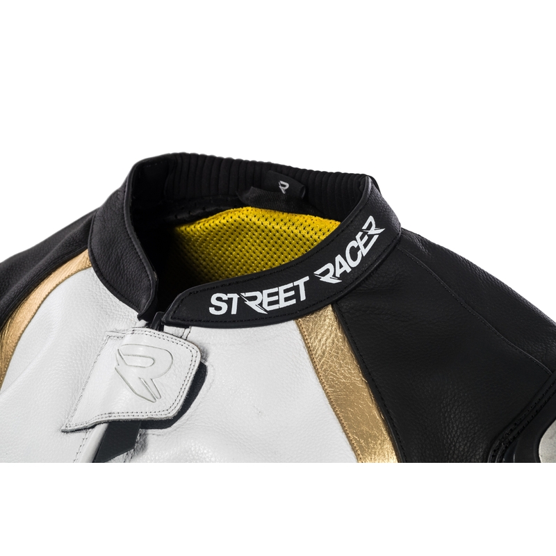 Ženska jakna Street Racer Kiara black-white-gold