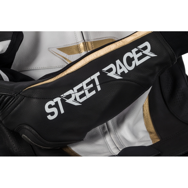 Ženska jakna Street Racer Kiara black-white-gold