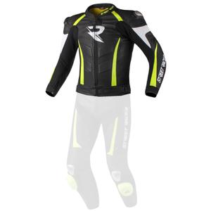 Moška jakna Street Racer Fasttrack black-white-fluo yellow razprodaja