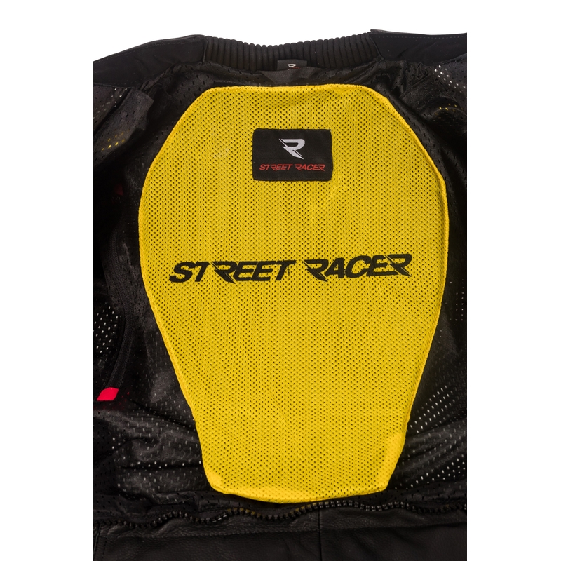 Moška jakna Street Racer Fasttrack black-white-fluo yellow razprodaja
