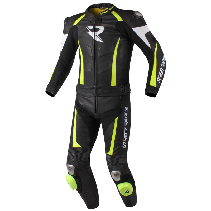 Moške hlače Street Racer Fasttrack Black-White-Fluo Yellow razprodaja