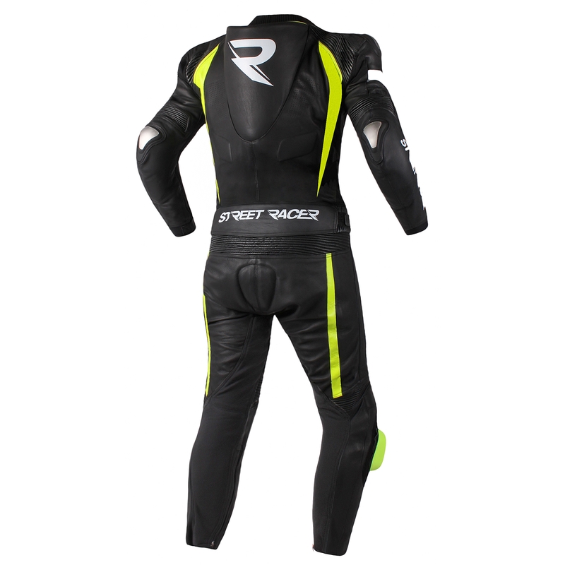 Moške hlače Street Racer Fasttrack Black-White-Fluo Yellow razprodaja