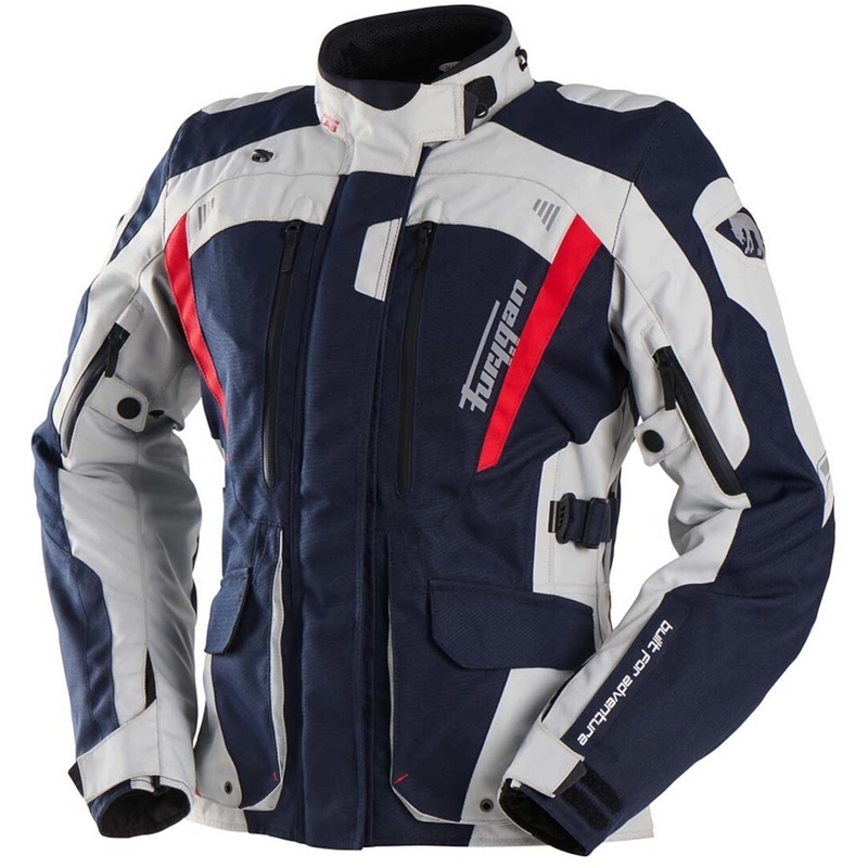 Ženska motoristična jakna Furygan Apalaches Red, White and Blue