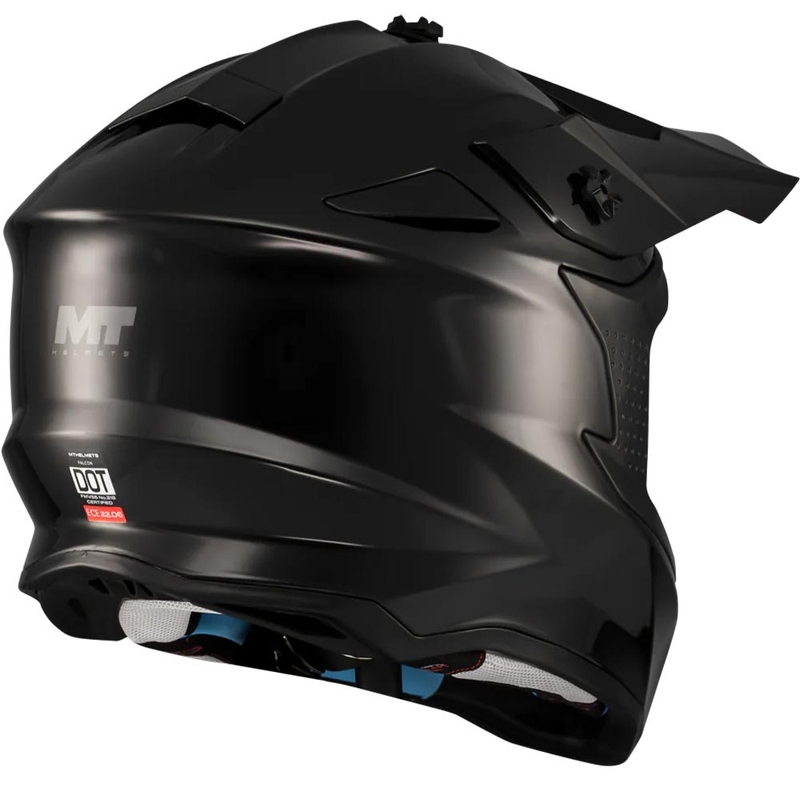 Motokros čelada MT Falcon S Pure A1 mat črna