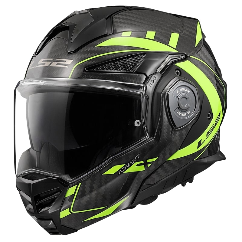 Motoristična čelada LS2 FF901 Advant XC Future črno-fluo rumena - II. kakovost