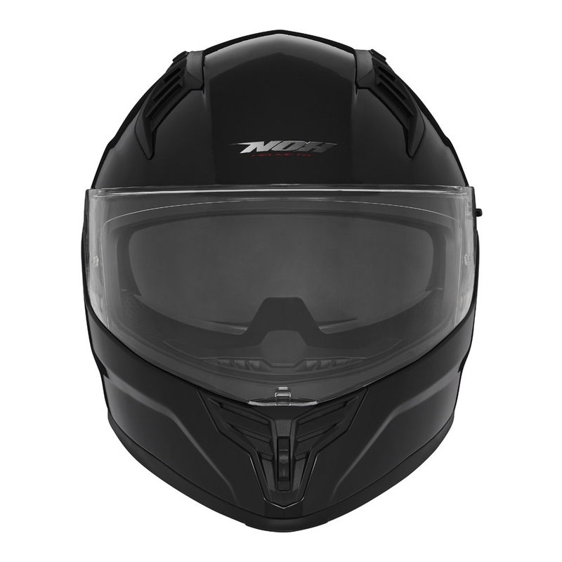 Celoobrazna motoristična čelada NOX N401 črna - II. kakovost