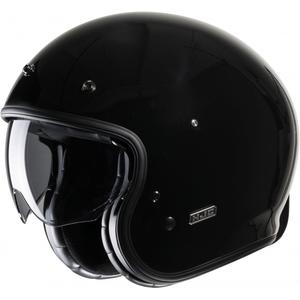 Odprta motoristična čelada HJC V31 Solid black - II. kakovost