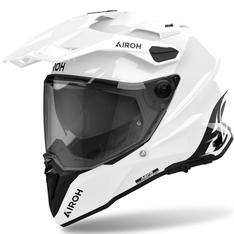 Enduro čelada Airoh Commander 2 Barva sijajno bela