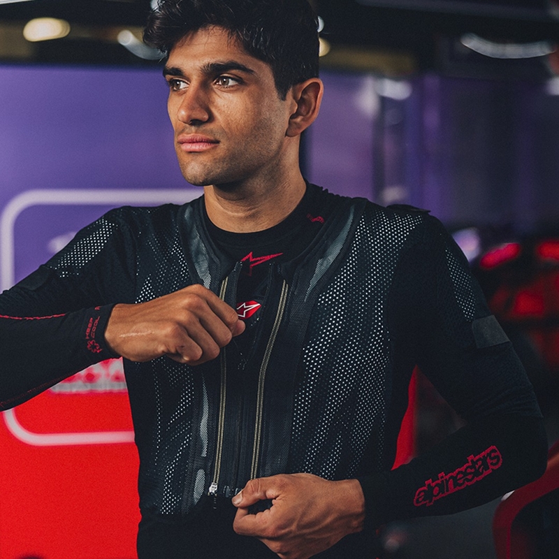 Alpinestars TECH-AIR®7X sistemski zračni jopič črno-rdeč - II. razred - II. kakovost