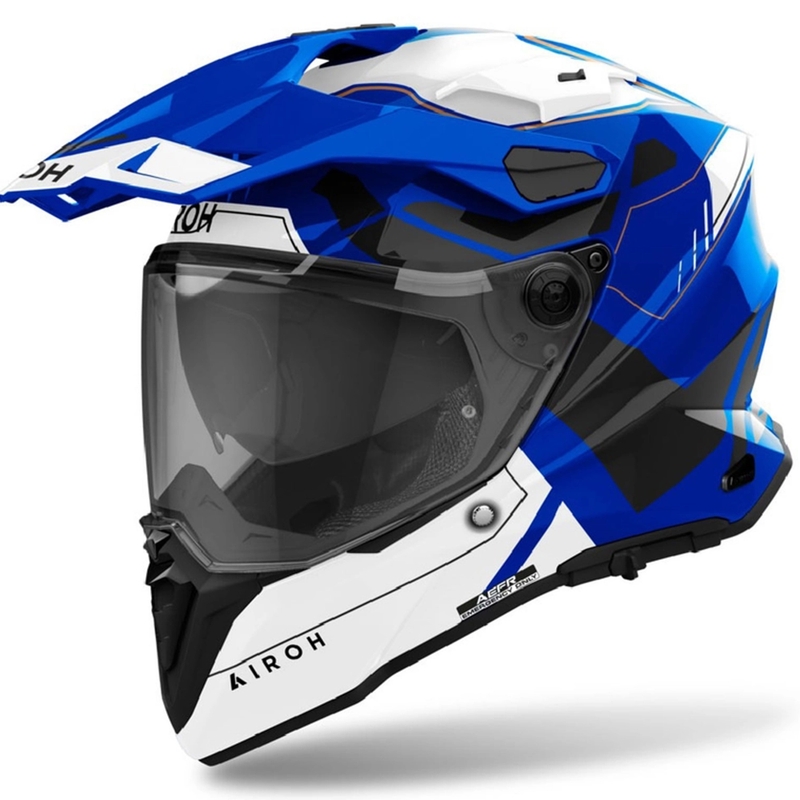 Enduro čelada Airoh Commander 2 Reveal svetleče modra