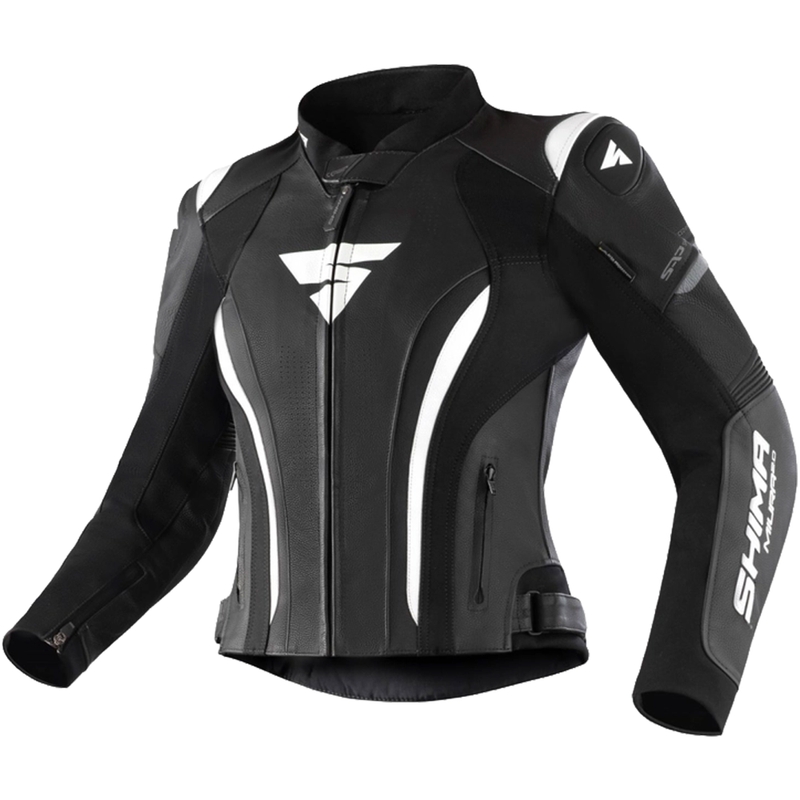 Ženska motoristična jakna Shima Miura 2.0 Black and White